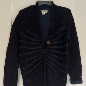 The Territory Ahead Dark Knit Cardigan